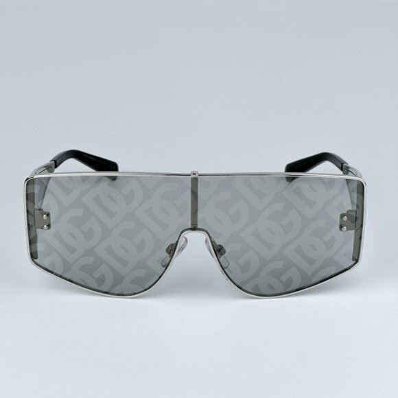 D&G DG2305 05/AL BRAND NEW Sunglasses Silver Grey Silver Mirrored DG Unisex - Picture 5 of 10
